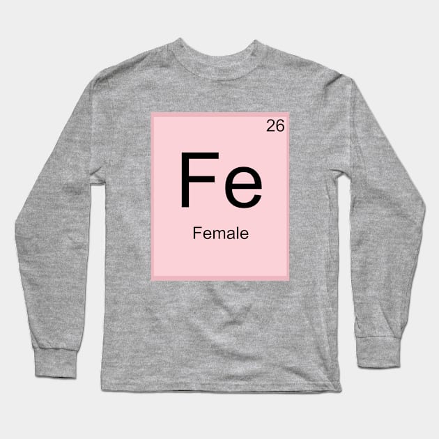 Female Element Long Sleeve T-Shirt by Bumblebi